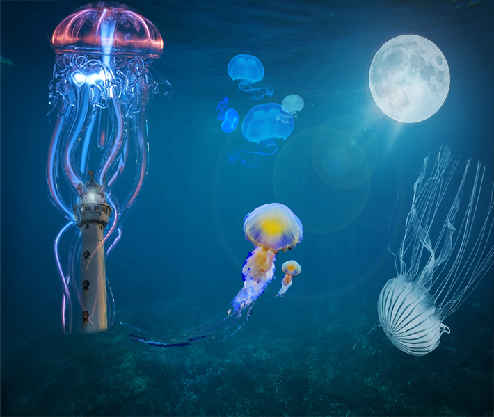 Underwater Glow Composite Blend